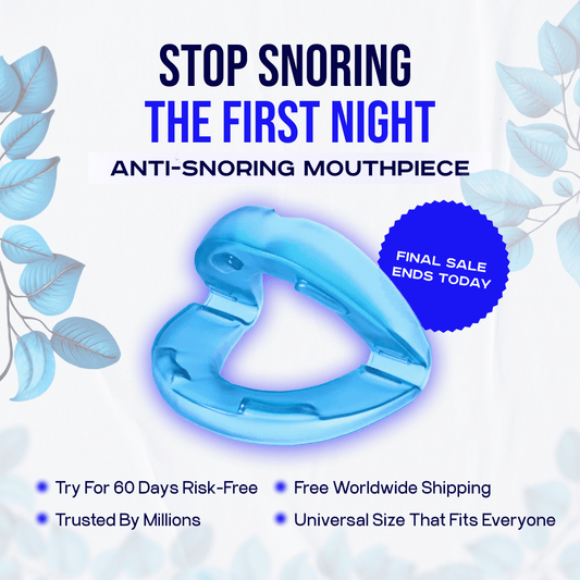 Bundle of 3 sets: The Quiet Anti-Snoring Mouthpiece Universal Size