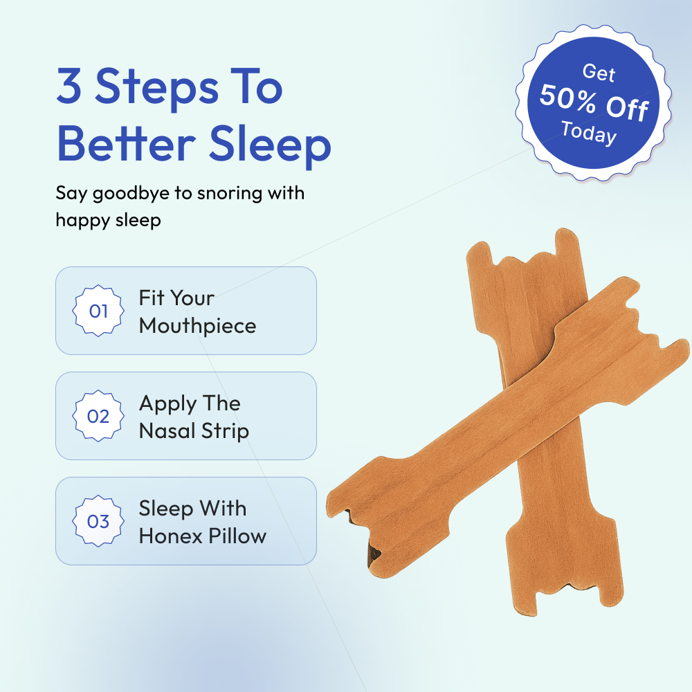 Honex Ultimate Anti-Snoring Kit -  Address & Fixes All 3 Causes of Snoring  (Built on Harvard Research)