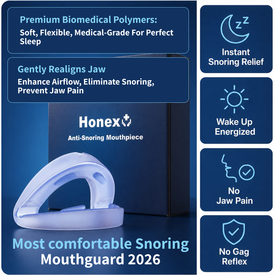 The Quiet Anti-Snoring Mouthpiece (Universal Size)